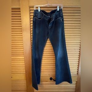 Silver Flare Jeans